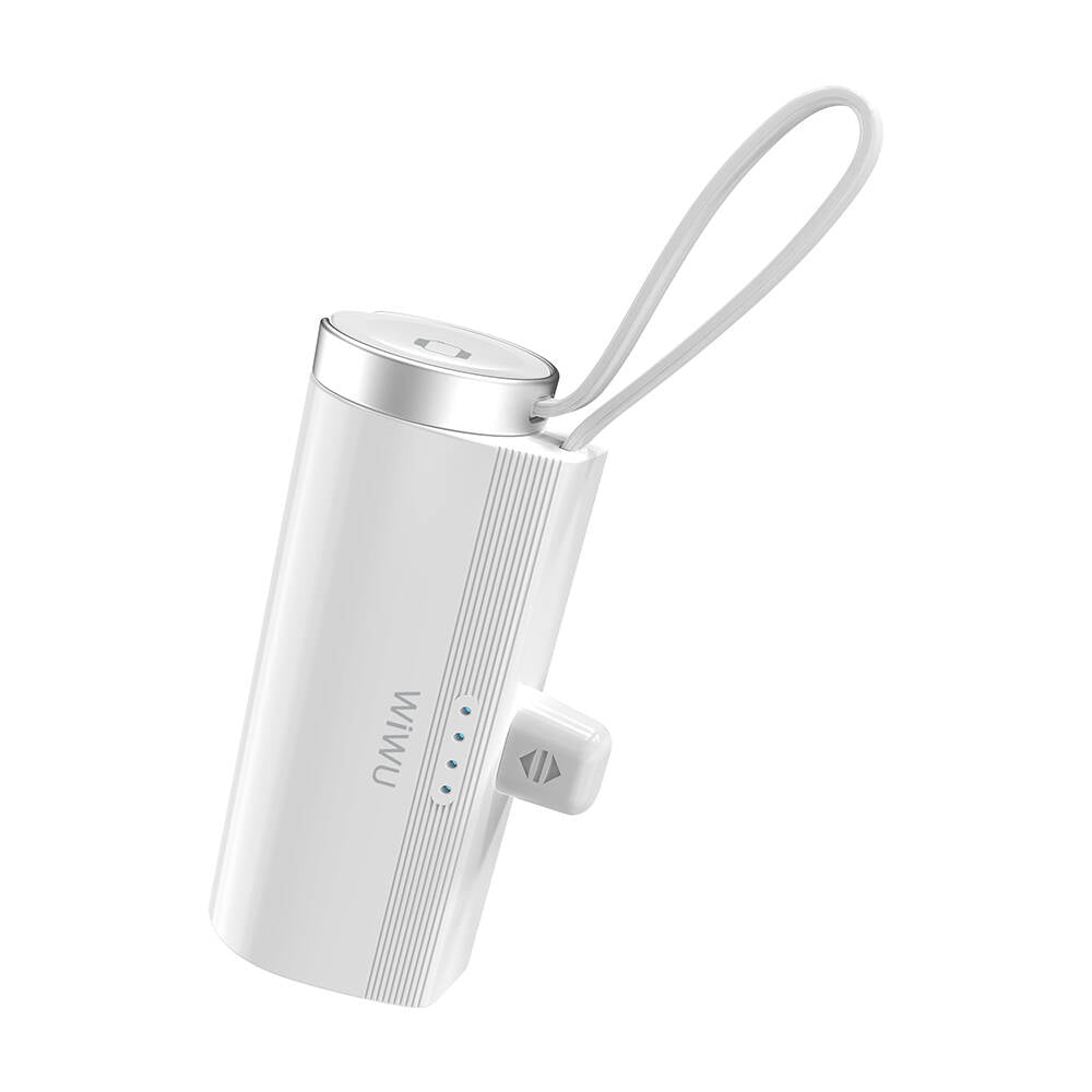 Wi-W026 Capsule 2in1 Mini Standlı Askılı Type-C PD Powerbank 5000mAh
