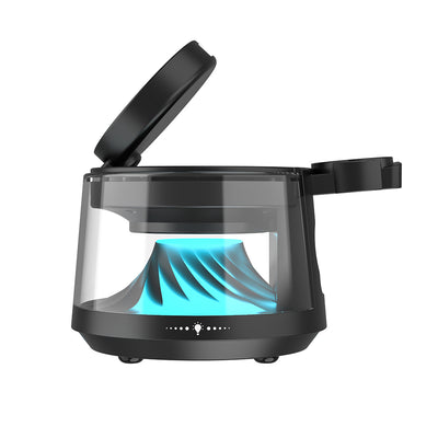 Wi-W039 5in1 Kablosuz Şarj Standı Ambiyans Işıklı Bluetooth Hoparlör 15W