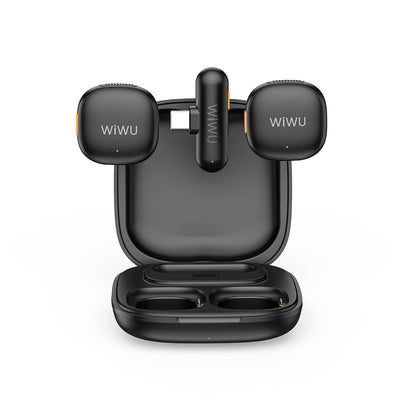 Wi-WM006 2 in 1 Type-C Yapay Zeka ANC Kablosuz Yaka Mikrofonu