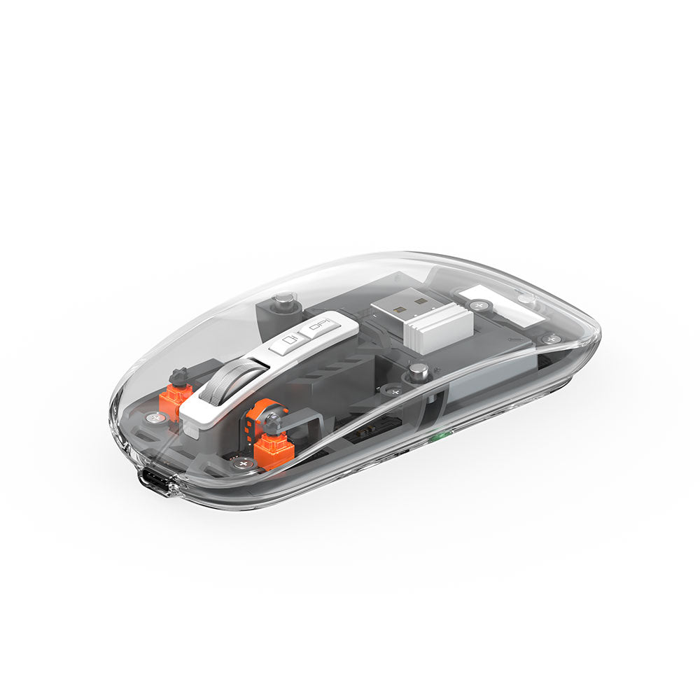 WM105 RGB Işıklı Şeffaf Tasarım Mouse