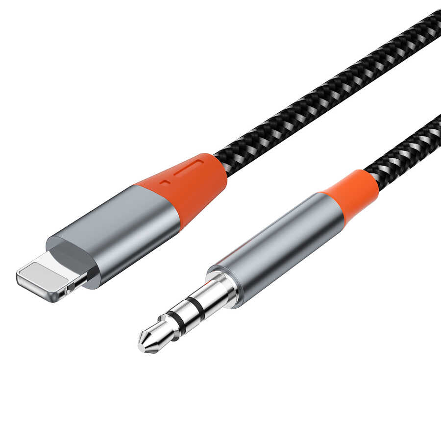YP06 Lightning to 3.5mm Aux Ses Kablosu 1.2M