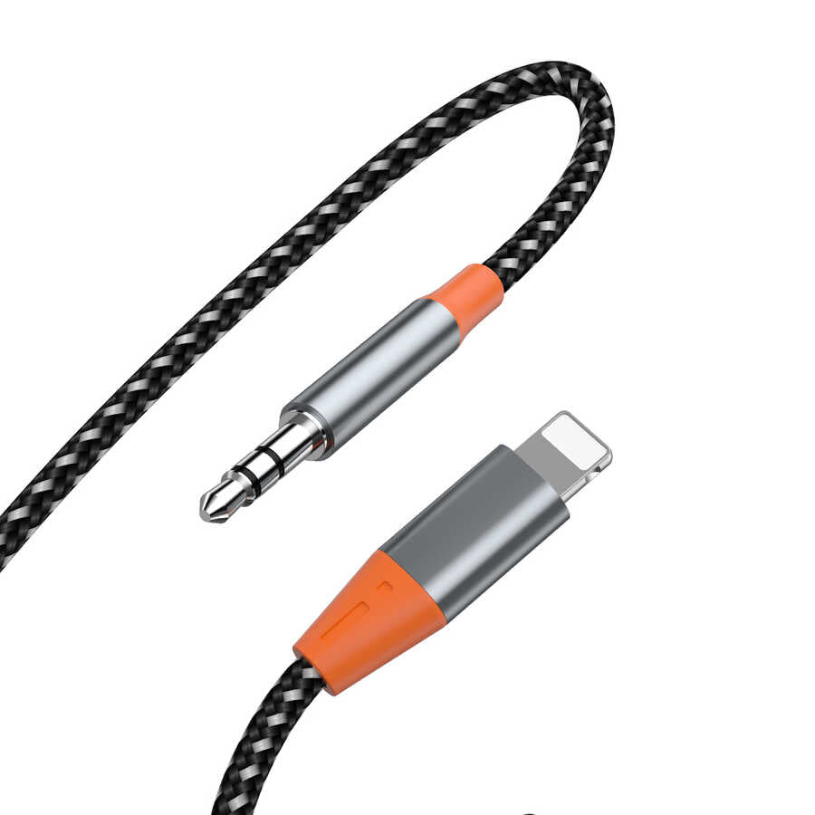 YP06 Lightning to 3.5mm Aux Ses Kablosu 1.2M