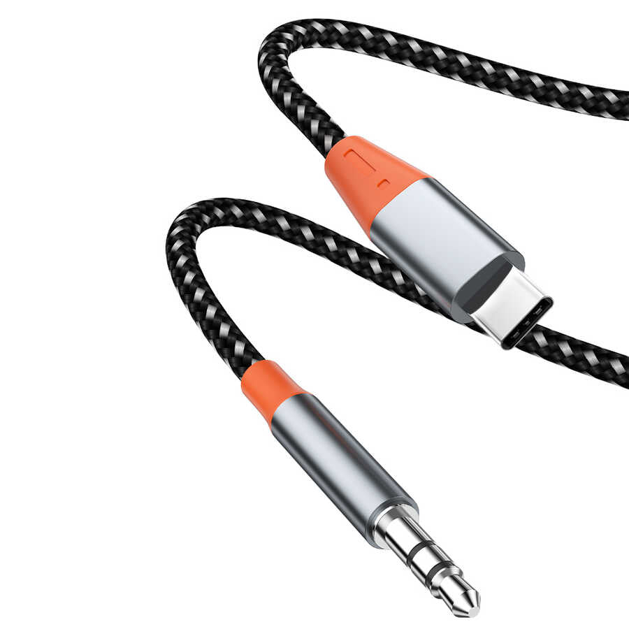 YP07 Type-C to 3.5mm Aux Ses Kablosu 1.2M